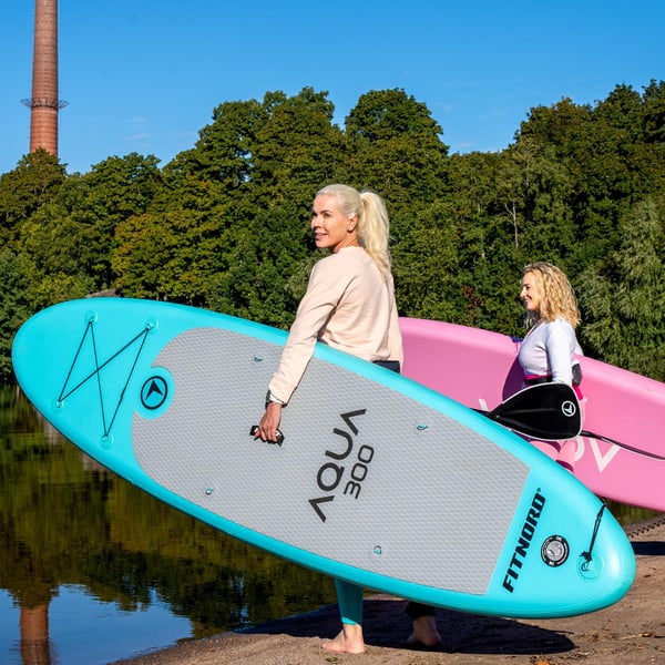 FitNord Aqua 300 SUP-brädsats, Turkos