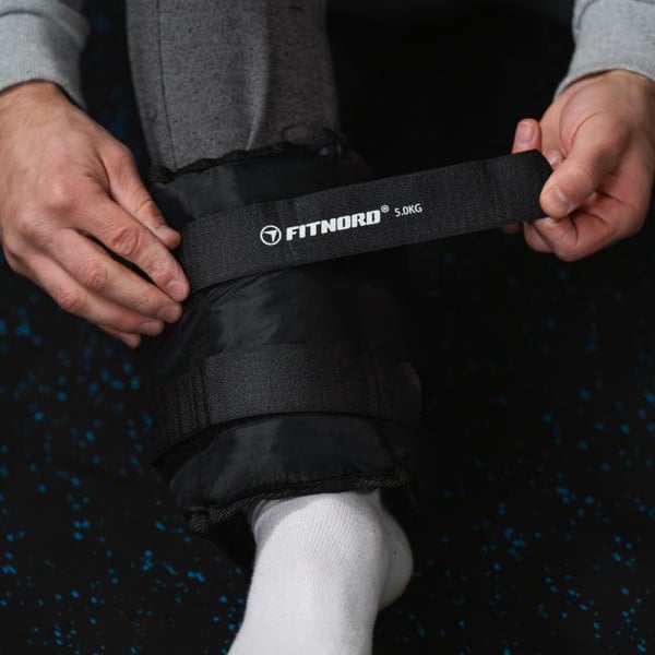 FitNord Ankel- och handledsvikter 2 x 5 kg