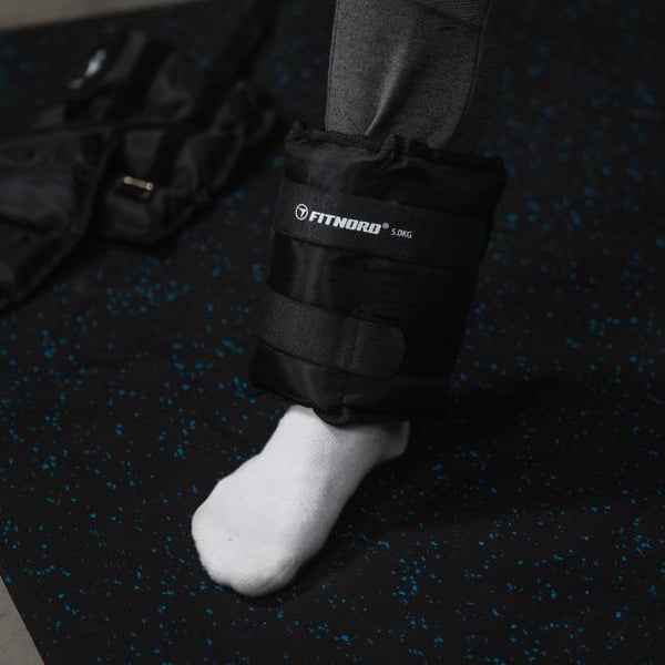 FitNord Ankel- och handledsvikter 2 x 5 kg