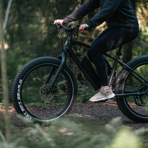 FitNord Rumble 300 Elfatbike 2024, svart (720 Wh batteri)