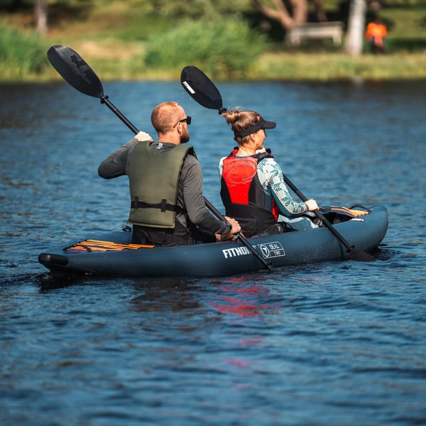 FitNord Seal Two tvåsitsig kajak, mörkgrön 2025