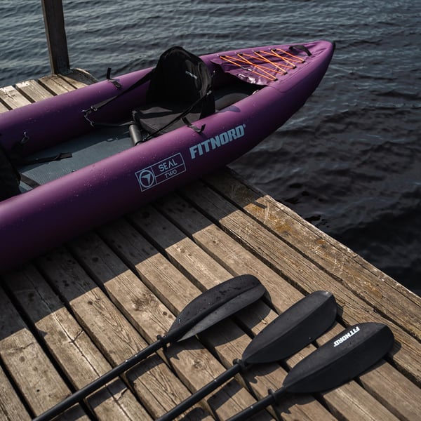 FitNord Seal Two tvåsitsig kajak, mörklila 2025