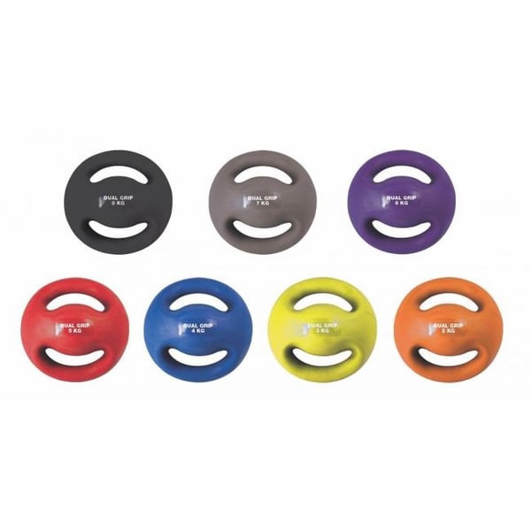 8 kg medicinboll med handtag