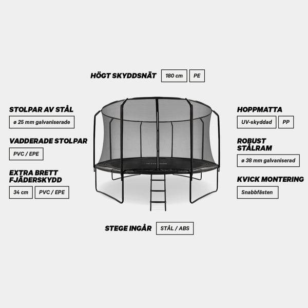 FitNord Bounce Studsmatta 366 cm