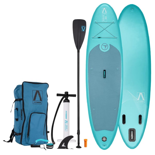 FitNord Aqua 300 SUP-brädsats, turkos 2025