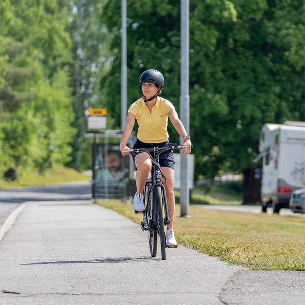 FitNord Ava 200 Elcykel, svart (540 Wh batteri)