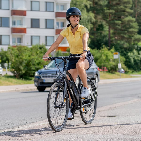 FitNord Ava 200 Elcykel, svart (540 Wh batteri)