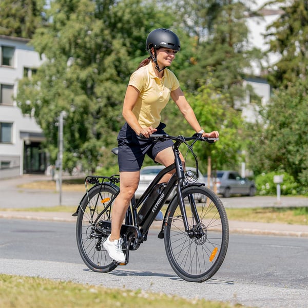 FitNord Ava 200 Elcykel, svart (540 Wh batteri)
