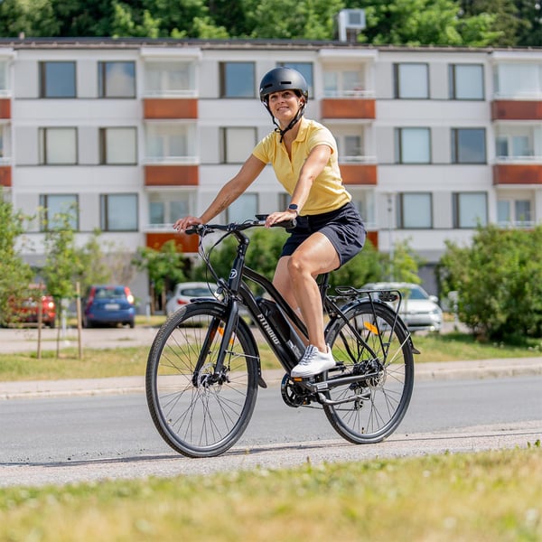 FitNord Ava 200 Elcykel, svart (540 Wh batteri)