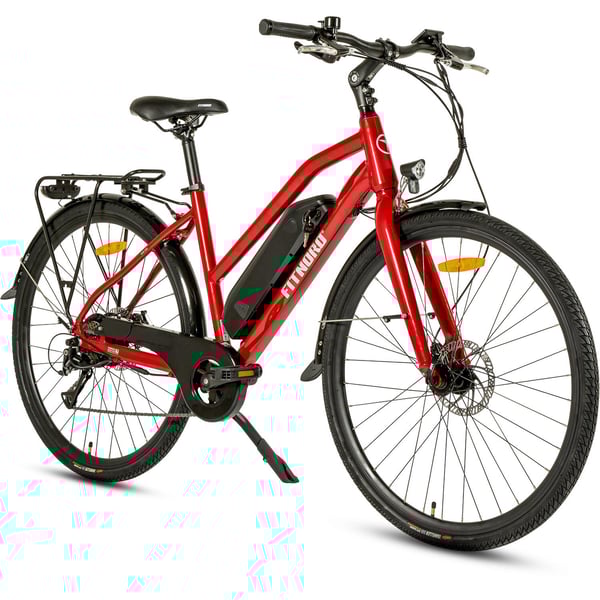 FitNord Ava 200 Elcykel, röd (540 Wh batteri)