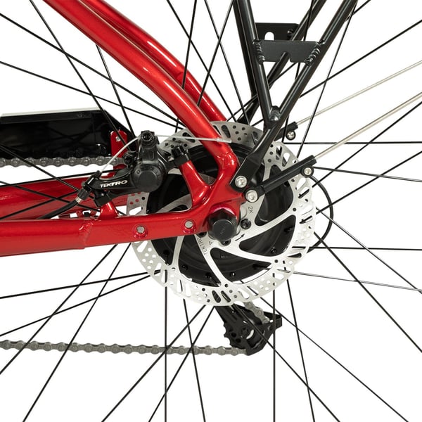 FitNord Ava 200 Elcykel, röd (540 Wh batteri)