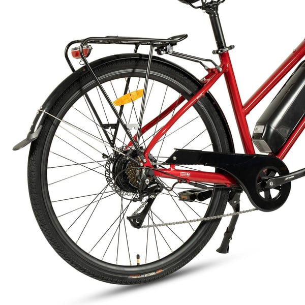 FitNord Ava 200 Elcykel, röd (540 Wh batteri)