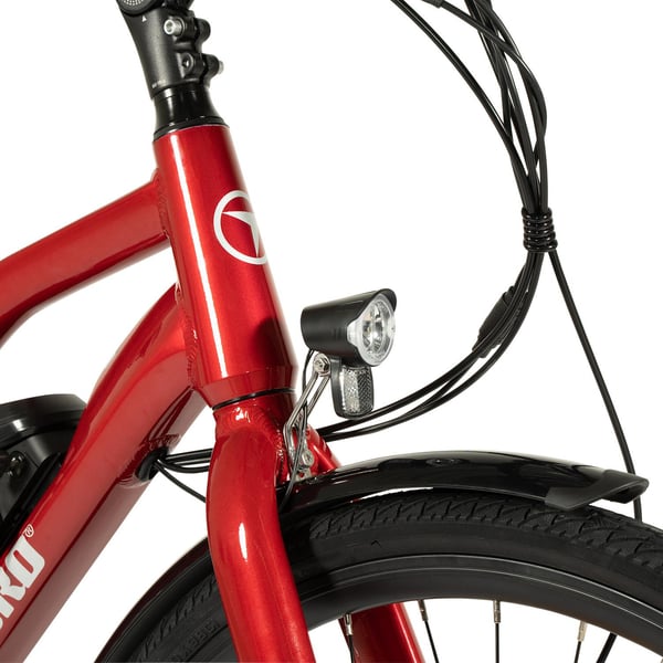 FitNord Ava 200 Elcykel, röd (540 Wh batteri)