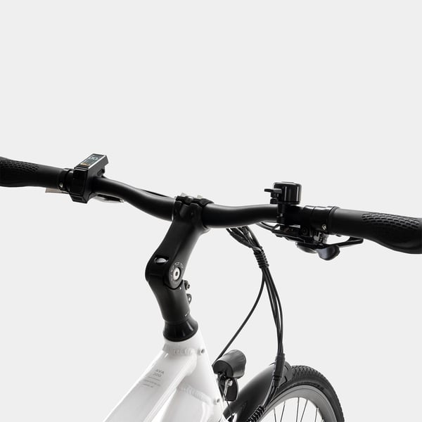 FitNord Ava 200 Elcykel 2024, vit (540 Wh batteri)