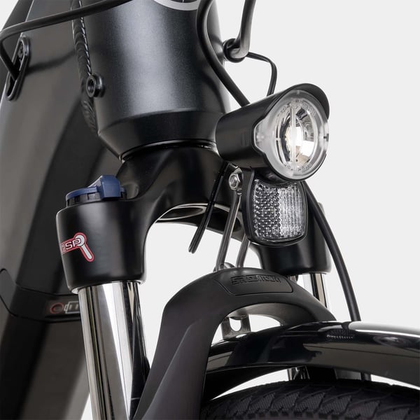 FitNord Ava 300 Elcykel 2024, svart (720 Wh batteri)