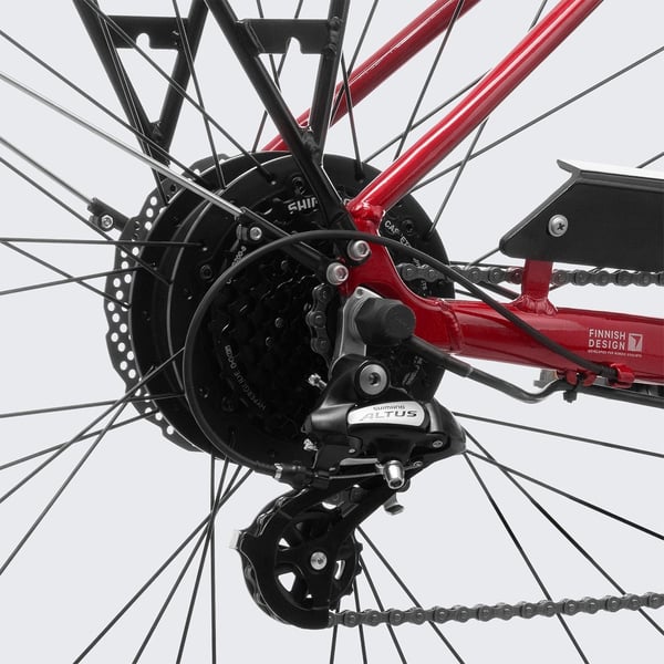 FitNord Ava 300 Elcykel G2, röd