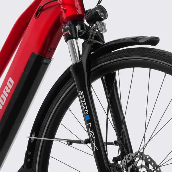 FitNord Ava 300 Elcykel G2, röd