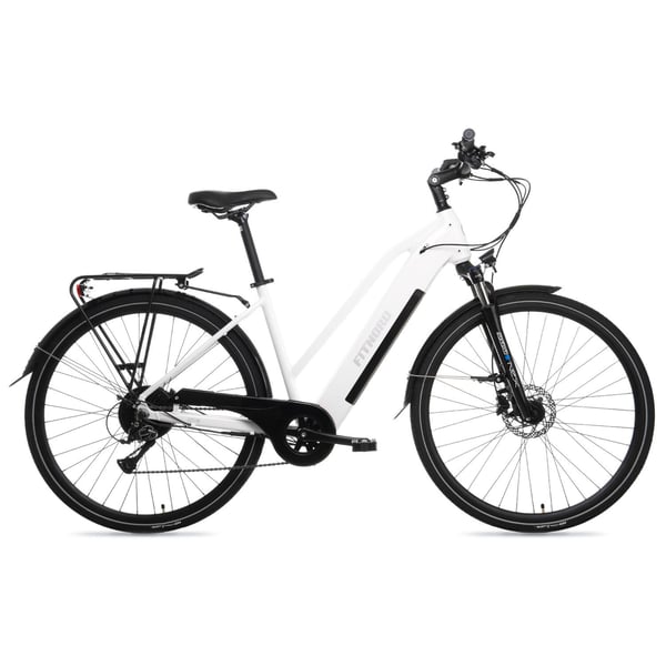 FitNord Ava 300 Elcykel 2024, vit (720 Wh batteri)
