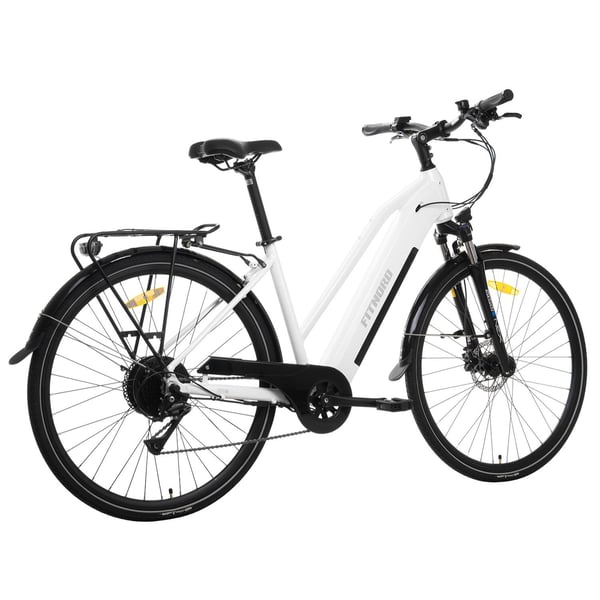 FitNord Ava 300 Elcykel 2024, vit (720 Wh batteri)