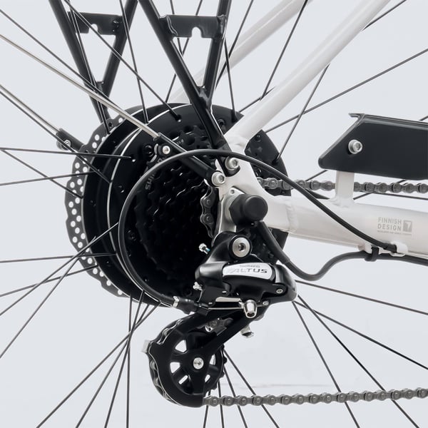 FitNord Ava 300 Elcykel G2, vit