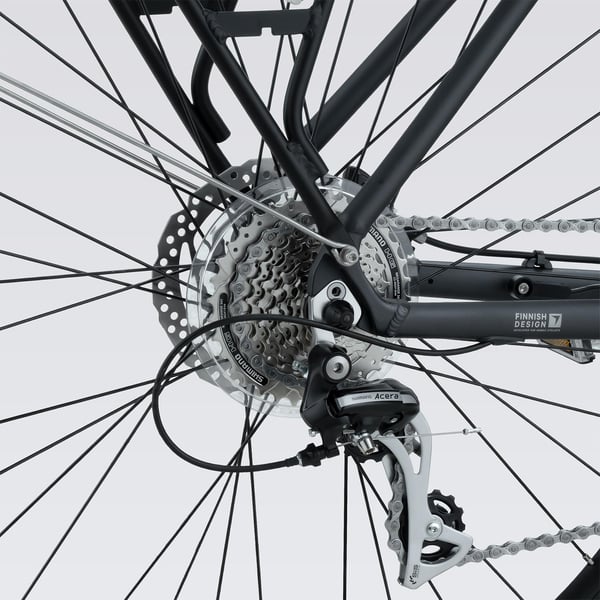 FitNord Ava 500 Elcykel G2, svart