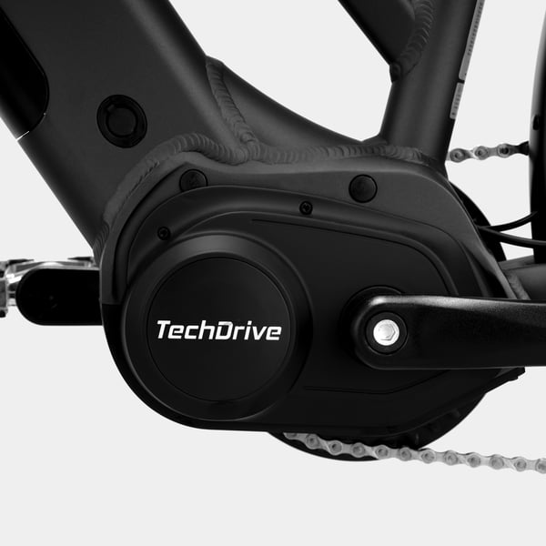 FitNord Ava 500 Elcykel 2024, svart (612 Wh batteri)