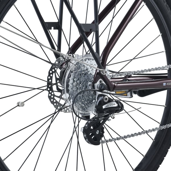 Fitnord Ava 500 Elcykel, Lila