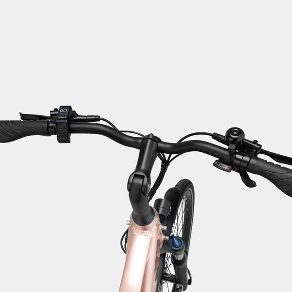 FitNord Ava 500 Elcykel 2024, roséguld (612 Wh batteri)