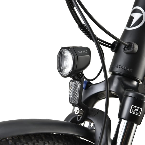 FitNord Ava 700 Elcykel, svart (720 Wh batteri)  med ytterligare ett års garanti