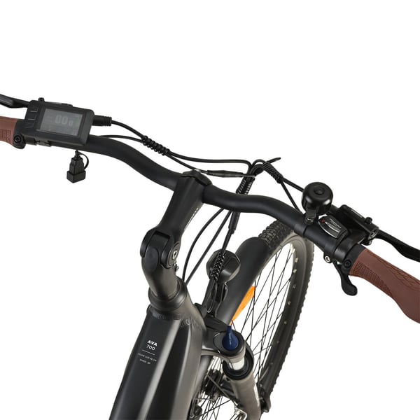 FitNord Ava 700 Elcykel, svart (720 Wh batteri)  med ytterligare ett års garanti