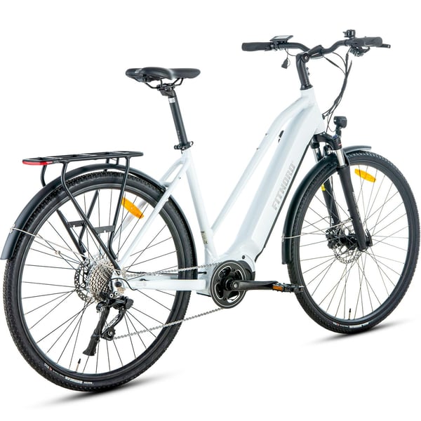 FitNord Ava 700 Elcykel, vit (720 Wh batteri)  med ytterligare ett års garanti