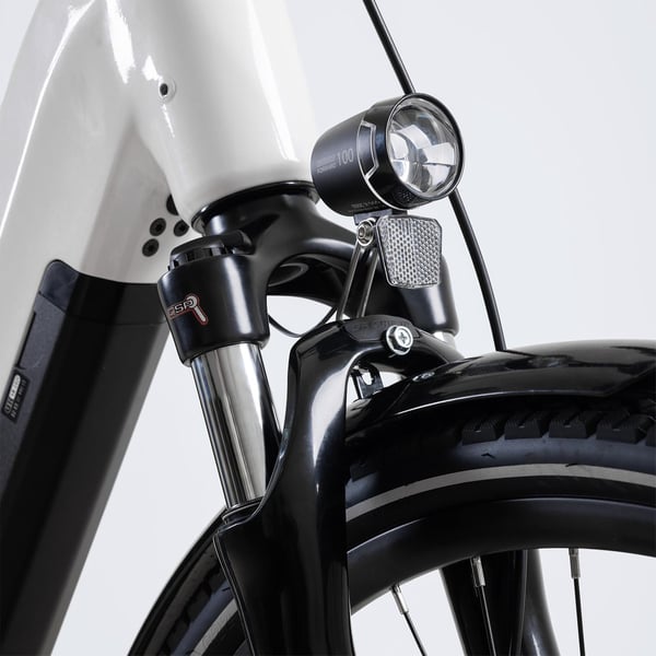 FitNord Ava 800 Elcykel, vit