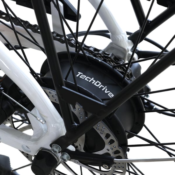Fitnord Ava Jr Elcykel 2023, vit (360 Wh batteri)