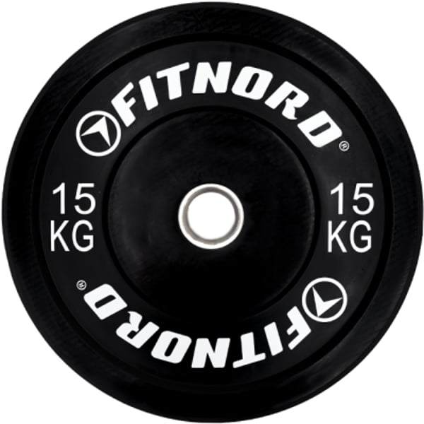 Skivstångspaket Bumper 160 kg, FitNord