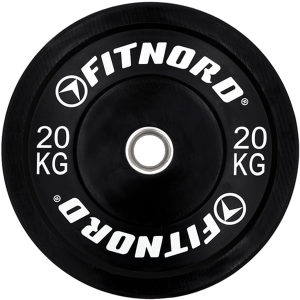 Skivstångspaket Bumper 160 kg, FitNord
