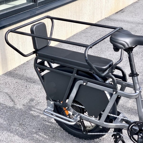 **DEMO STOCKHOLM** FitNord Cargo 350 Longtail Elcykel, Grå, One size, 720Wh