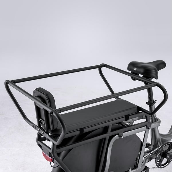 FitNord Cargo 350 Longtail Elcykel, grå