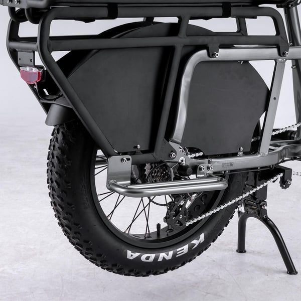 FitNord Cargo 350 Longtail Elcykel, grå