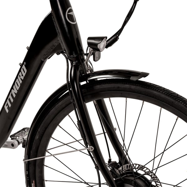 FitNord Classic 200 Elcykel, svart (540 Wh batteri)