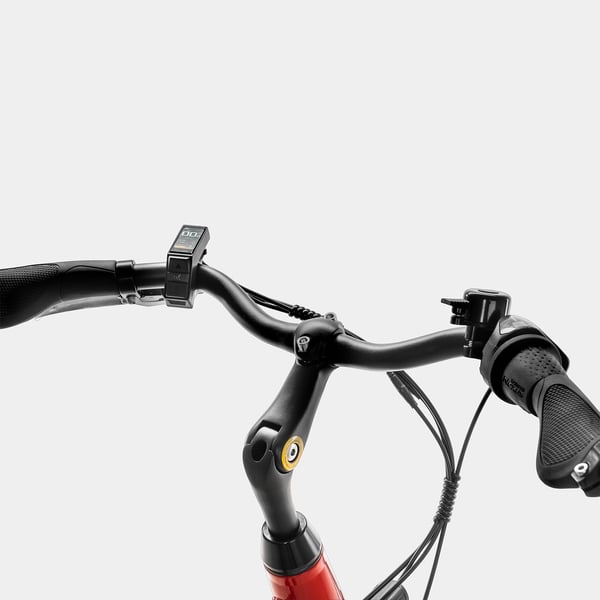 FitNord Classic 200 Elcykel 2024, röd (540 Wh batteri)