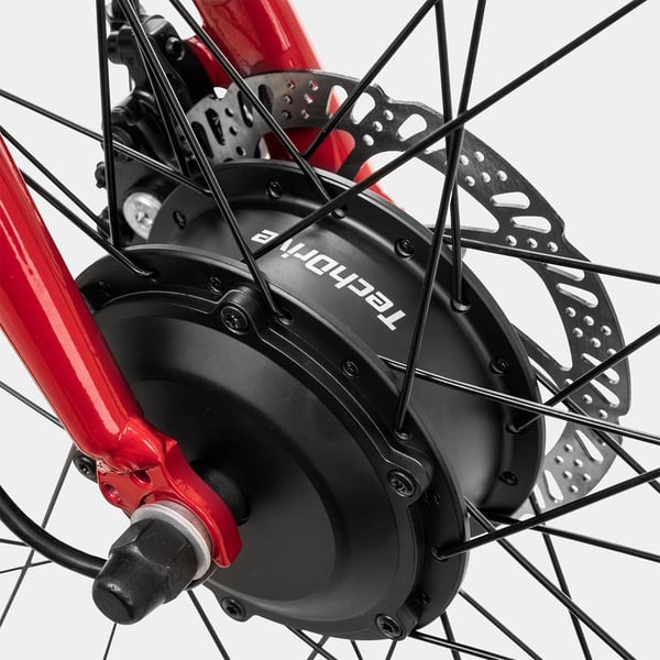 FitNord Classic 200 Elcykel 2024, röd (540 Wh batteri)