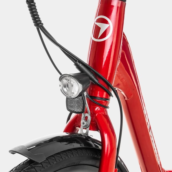 FitNord Classic 200 Elcykel 2024, röd (540 Wh batteri)