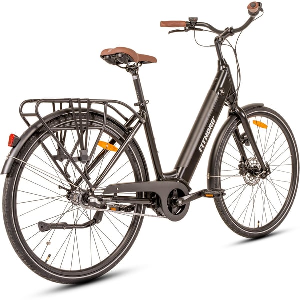 FitNord Classic 300 Elcykel, svart (504 Wh batteri)  med ytterligare ett års garanti