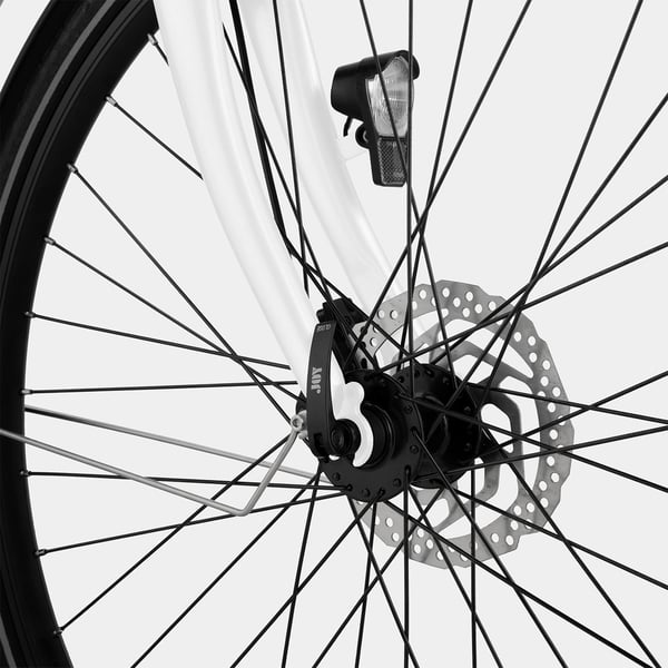 FitNord Classic 300 Elcykel 2024, vit (504 Wh batteri)