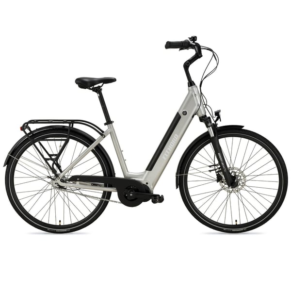 FitNord Classic 500 Elcykel 2024, silver (630 Wh batteri)