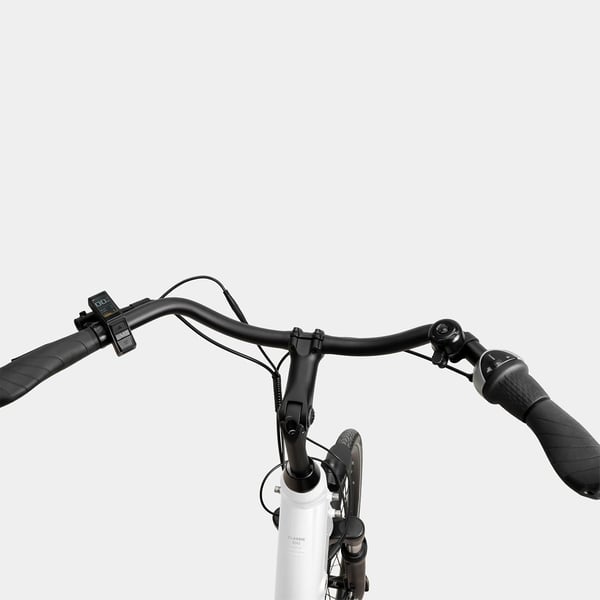 FitNord Classic 500 Elcykel 2024, vit (612 Wh batteri)