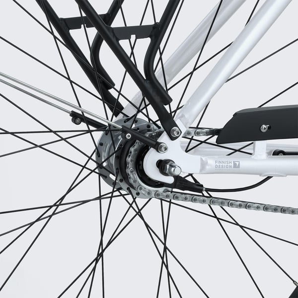 FitNord Classic 500 Elcykel G2, vit