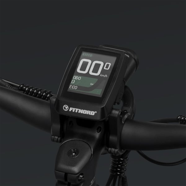 FitNord Rumble 1000 Elfatbike 2024, svart (856,8 Wh batteri)