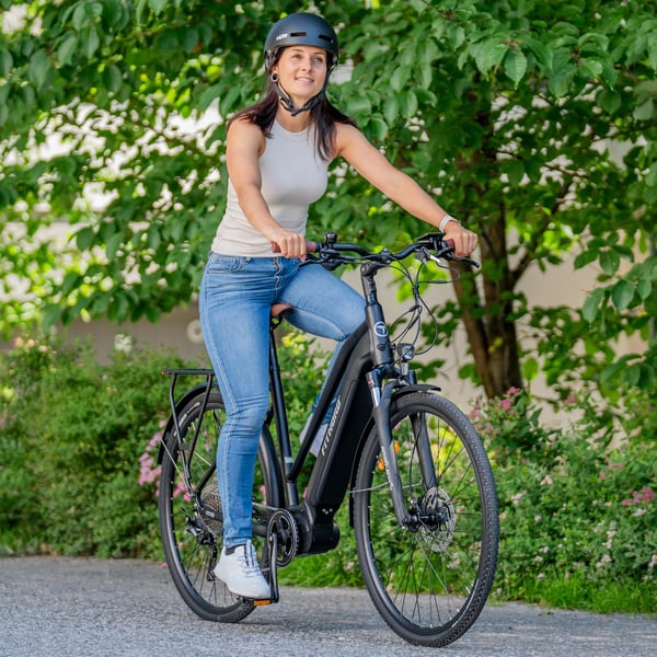 FitNord Ava 700 Elcykel, svart (720 Wh batteri)  med ytterligare ett års garanti