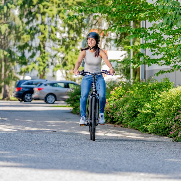 FitNord Ava 700 Elcykel, svart (720 Wh batteri)  med ytterligare ett års garanti